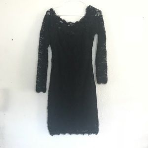 Black long sleeve dress